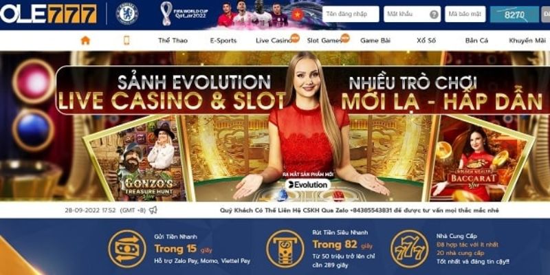 Tìm hiểu về Baccarat tại sòng bài Casino online Ole777