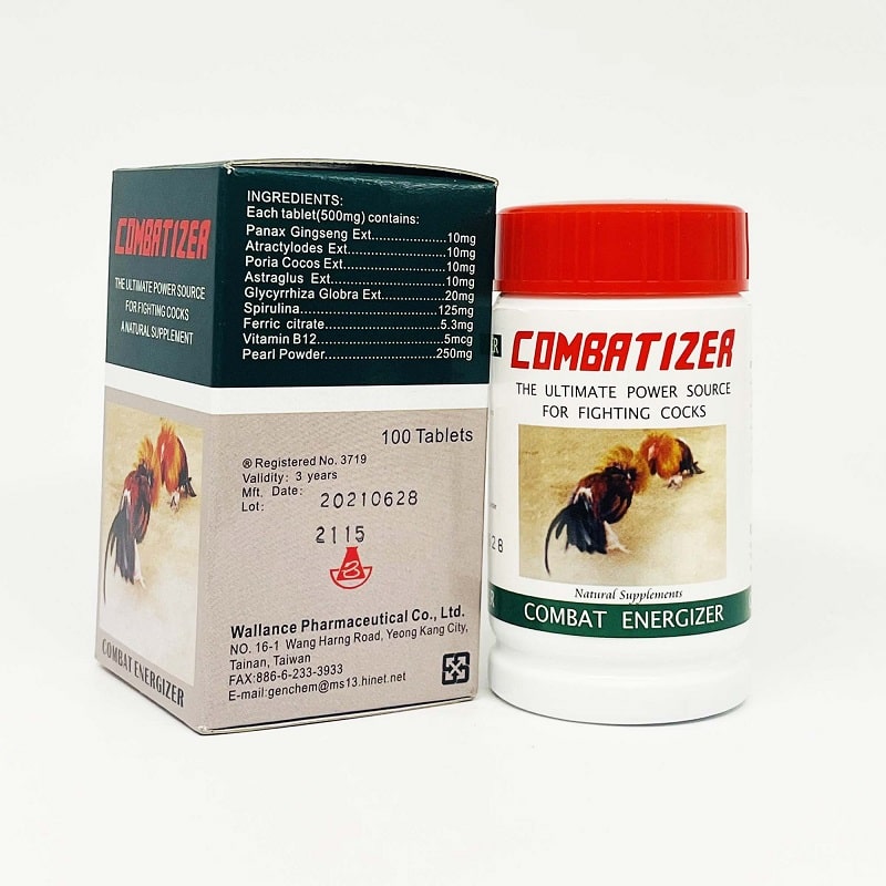 Combatizer là thuốc gà đá giúp chiến kê mau tới pin, trở nên "bất bại" trên sàn đấu